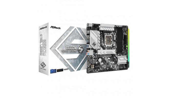 Asrock B660M Steel Legend Intel B660 LGA 1700 micro ATX
