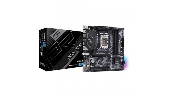 Asrock B660M Pro RS Intel B660 LGA 1700 micro ATX