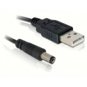 DeLOCK Cable USB Power Black 1 m USB A