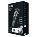 Braun BeardTrimmer 7 BT7420 Battery 40 2 cm Black, Grey