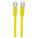 Intellinet Network Patch Cable, Cat7 Cable/Cat6A Plugs, 5m, Yellow, Copper, S/FTP, LSOH / LSZH, PVC,