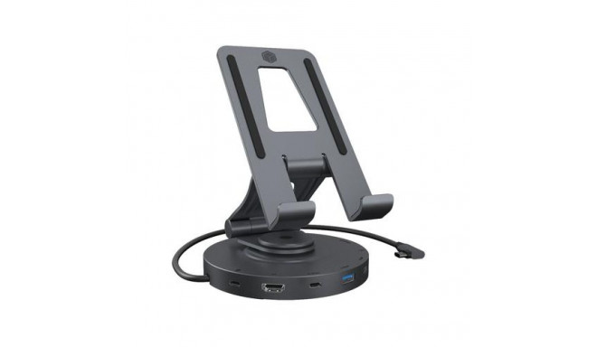 ICY BOX Swivel stand for tablet and smartphone with DockingStation