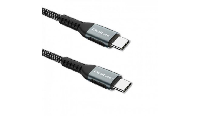 Qoltec 52358 USB cable USB 2.0 1.5 m USB C Black