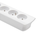 Qoltec 50280 power extension 1.8 m 8 AC outlet(s) Indoor White