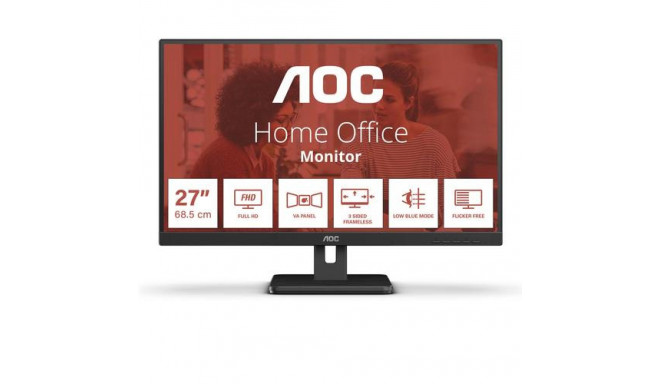 AOC 27E3UM/BK computer monitor 68.6 cm (27&quot;) 1920 x 1080 pixels Full HD Black