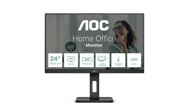 AOC 24P3CV LED display 60.5 cm (23.8&quot;) 1920 x 1080 pixels Full HD Black