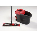 Vileda Ultramat Turbo XL mop Dry&amp;wet Microfiber Black, Red