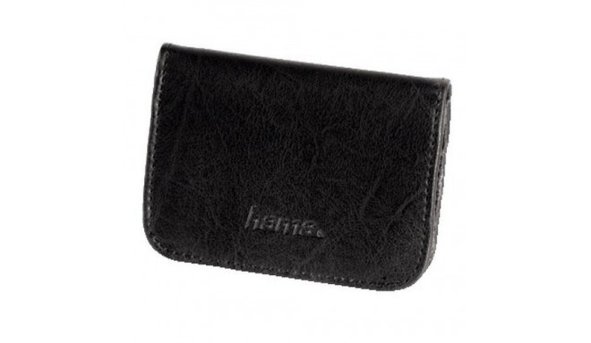 Hama memory card case 4 cards Leatherette Black