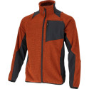 Bluza tech-fleece ceglasto-czarna, "l", ce, lahti