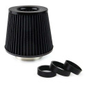 Universaalne must koonusõhufilter + 3 adapterit amio-02546