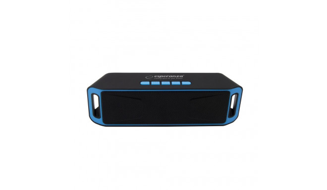 EP126KB Esperanza Bluetooth FM rahvamuusika must-sinine kõlar