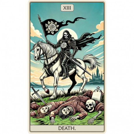 Wooden Tarot Puzzle: The Death (250 pieces) Fantasy Puzzles