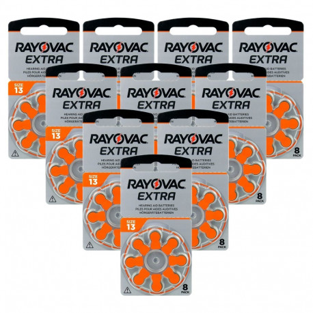 Battery - Rayovac 13 Hearing Aid Batteries, 8 pcs