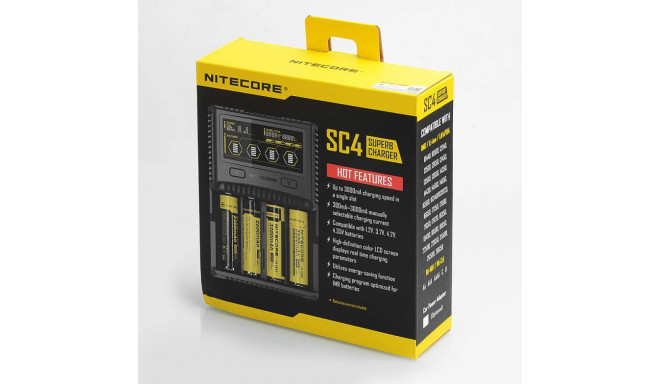 Battery charger Nitecore SC4 Superb