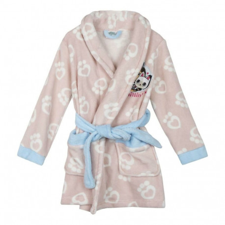 Children's Dressing Gown Gabby's Dollhouse Pink - 4 Years