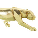 Decorative Figure Alexandra House Living Golden Plastic Panther 10 x 16 x 44 cm