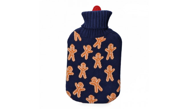 Hot Water Bottle EDM 76781 Black Wool 2 L