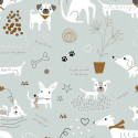 Gultas pārklājs (sega) Panzup Dogs 3 200 x 260 cm