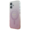 Guess GUHMP16MHGRCELP iPhone 16 Plus 6.7" pink/pink hardcase IML Glitter Gradient MagSafe