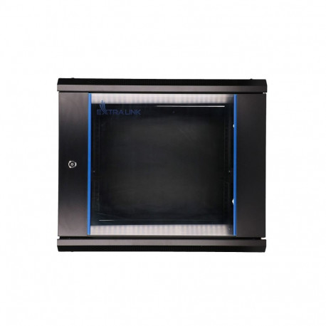 Extralink 9U 600x450 Black | Rack cabinet | wall-mounted