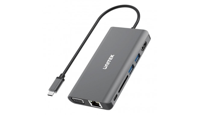 HUB 8-in-1 USB-C 3.1,    PD 100W, D101