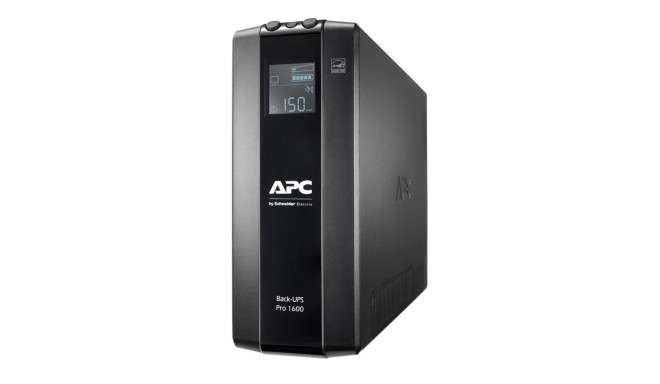 APC Back-UPS Pro, 1600VA/960W, torn, 230V, 8x IEC C13 pistikupesa, AVR, LCD, kasutaja vahetatav aku