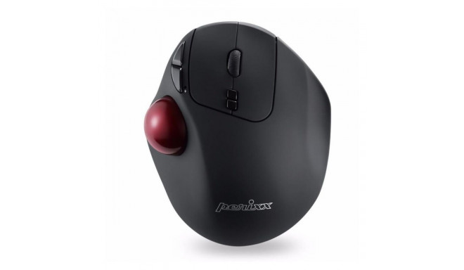 Perixx PERIMICE 717 Wireless Mouse Laser Trackball 34mm Black