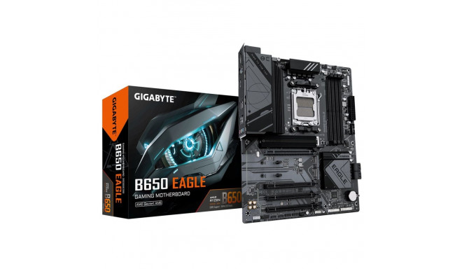 GIGABYTE B650 EAGLE Motherboard - AMD Ryzen 9000 Series CPUs, 12+2+2 Phases VRM, up to 7600MHz DDR5 