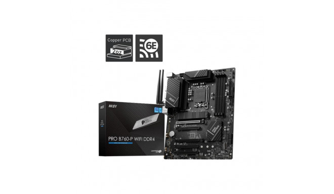 MSI PRO B760-P WIFI DDR4 emaplaat LGA 1700 ATX