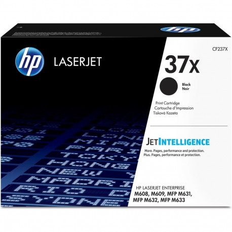 HP LaserJet tonerkassett 37X originaalne kõrge tootlikkusega, must