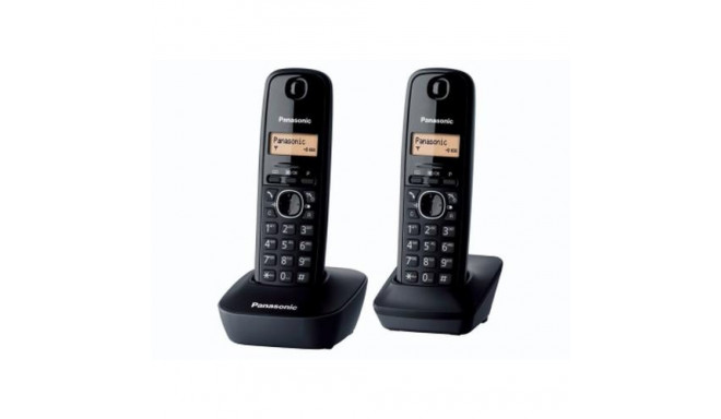 Panasonic KX-TG1612FXH telephone DECT telephone Caller ID Black