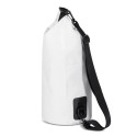 PVC waterproof backpack bag 10l - white