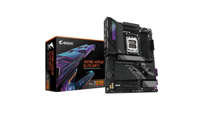 GIGABYTE X870E AORUS ELITE WIFI7 Motherboard - Supports AMD Ryzen 9000 CPUs, 16+2+2 Phases Digital V