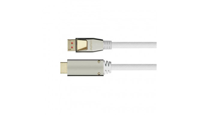 Python GC-M0222 video cable adapter 2 m DisplayPort HDMI White