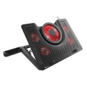 GENESIS Oxid 550 laptop cooling pad 43.9 cm (17.3&quot;) 2800 RPM Black