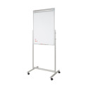 Flipchart double sided 70x104cm on wheels ceramic surface TF14