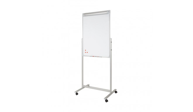 Flipchart double sided 70x104cm on wheels ceramic surface TF14