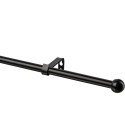CURTAIN ROD SET BLACK 200MM D16