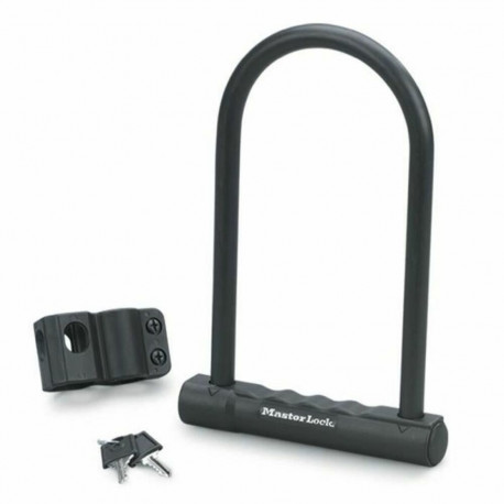 Võtmega tabalukk Master Lock Must