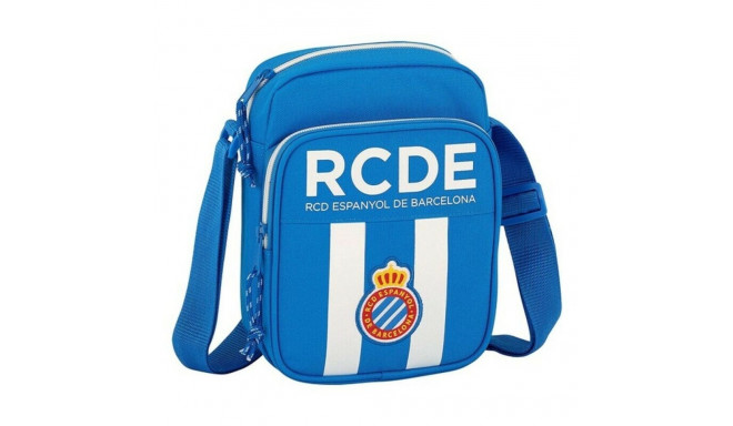 Shoulder Bag RCD Espanyol 611753672 Blue White (16 x 22 x 6 cm)