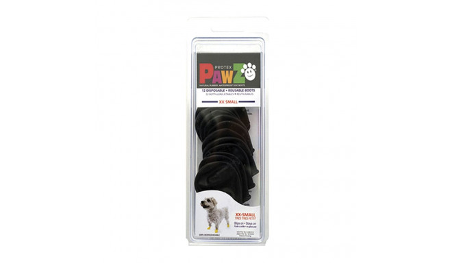 Boots Pawz Dog 12 Units Black Size XXS