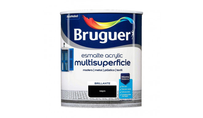 Akrüülvärv Bruguer Must (750 ml)