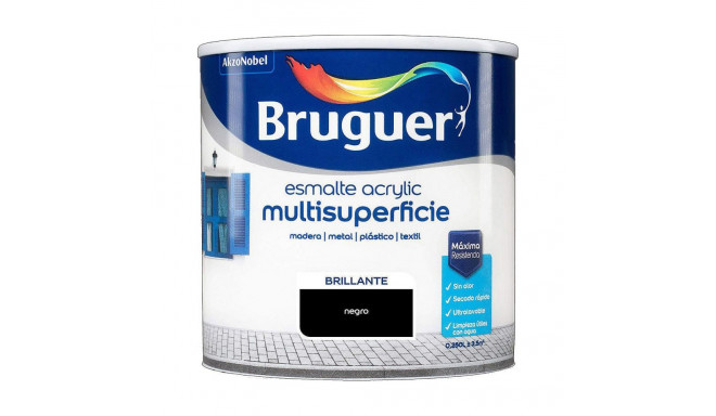 Akrila krāsa Bruguer Melns (250 ml)