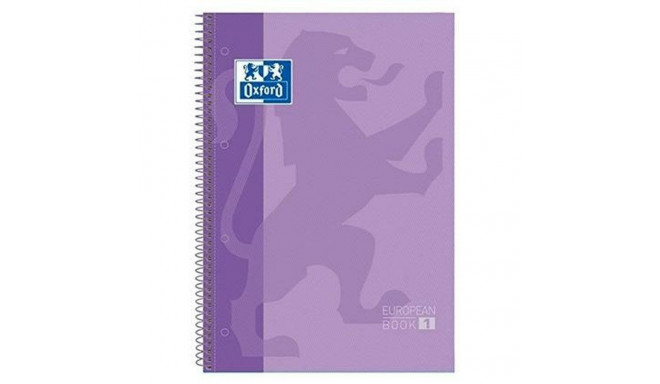 Notebook Oxford European Book Light mauve A4 5 Pieces