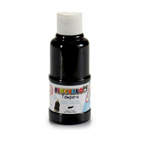 Tempera Pincello Black 120 ml (12 Units)