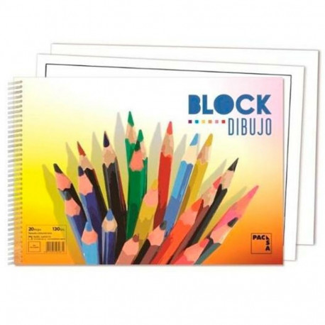 Joonistusplokk Pacsa 20 Lehed 33 x 23 cm Lisalehega