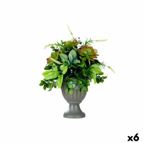 Dekoratiivne Taim Ibergarden XD19-1370 XD19-1370 Plastmass Veiniklaas 25 x 36 x 25 cm (4 Ühikut)