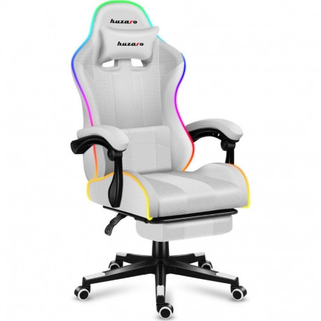 Huzaro Force 4.7 White RGB Armchair