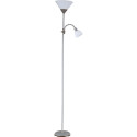 PLATINET FLOOR LAMP E27+E14 GREY [44527]