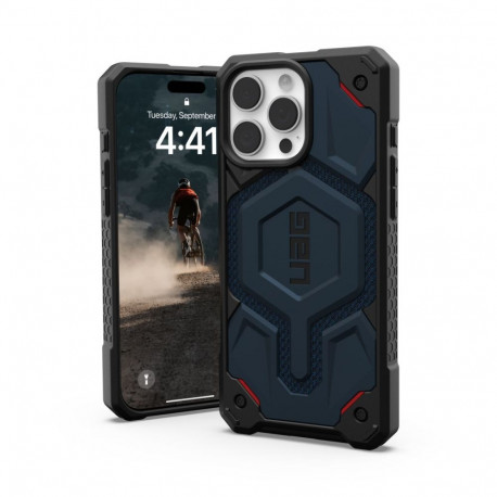 Kaitseümbris Monarch Pro Kevlar, Apple iPhone 16 Pro Max, Kevlar tumesinine, MagSafe, Urban Armor Ge